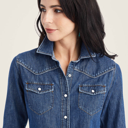 Women's Ariat Farriday Denim Shirt