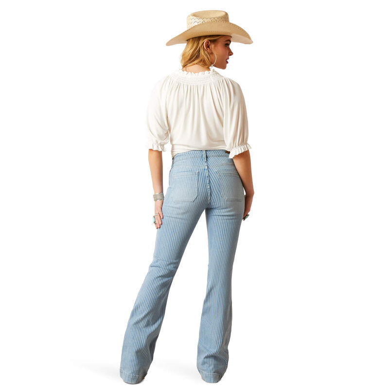 Women's Ariat High Rise Laser Stripe Wide Leg