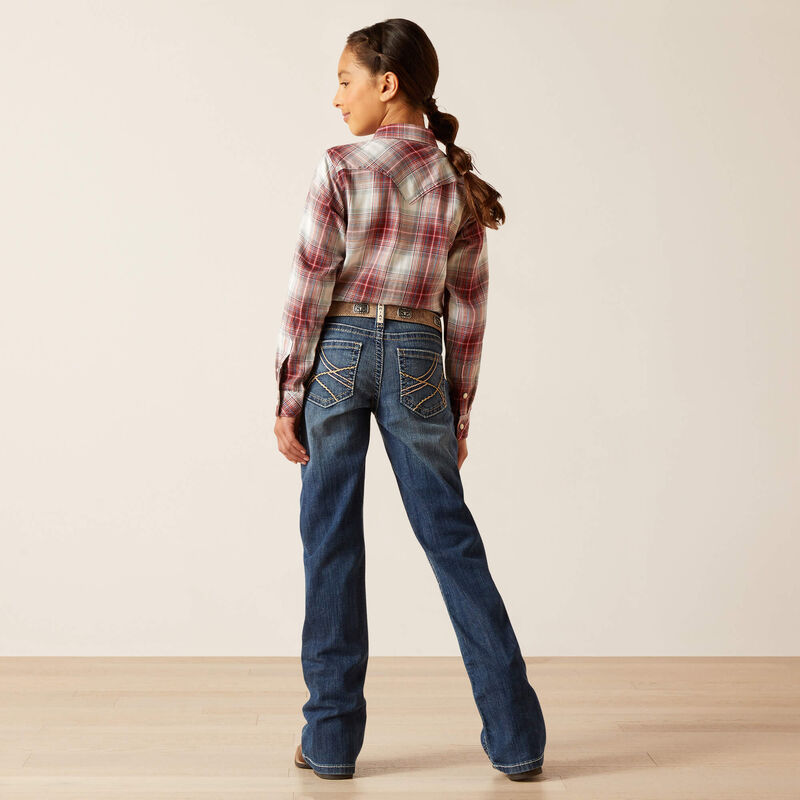 Girl's Ariat R.E.A.L. Everlee Boot Cut Jean