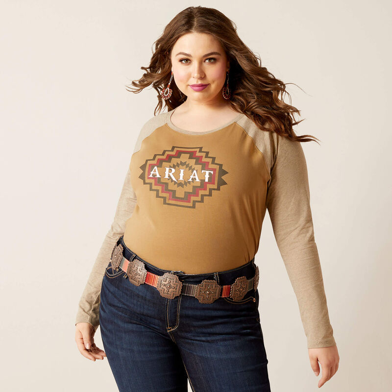 Women's Ariat Tucson Baseball Tee