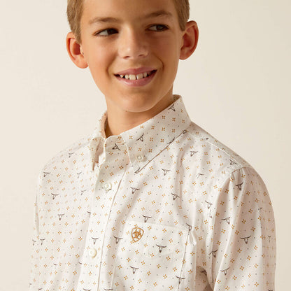 Boy's Ariat Edmond Classic Fit Shirt