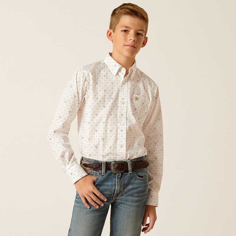 Boy's Ariat Edmond Classic Fit Shirt