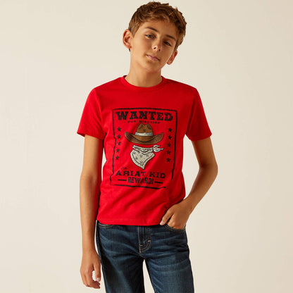 Boy's Ariat Wanted T-Shirt