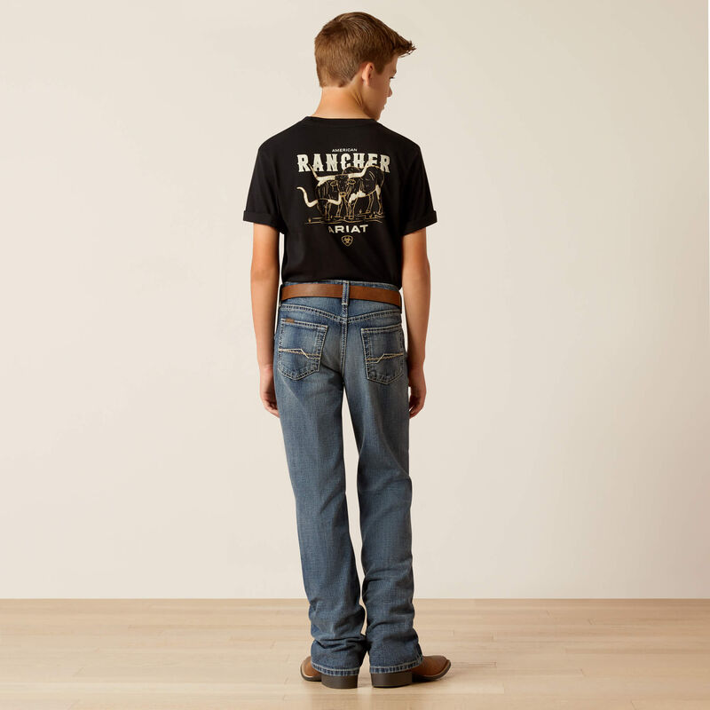 Boy's Ariat B4 Relaxed Challenger Boot Cut Jeans