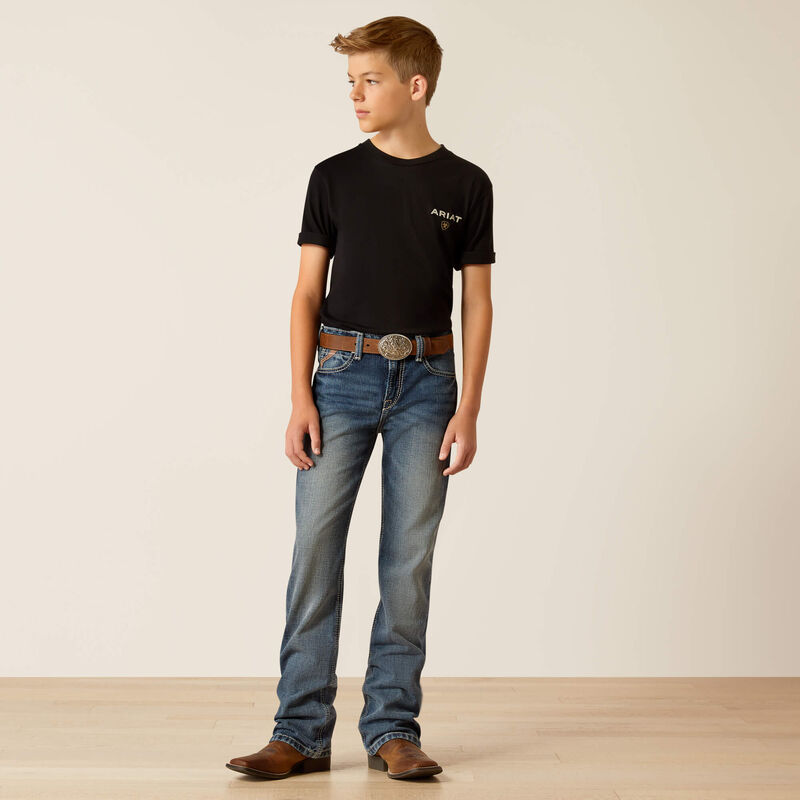 Boy's Ariat B4 Relaxed Challenger Boot Cut Jeans