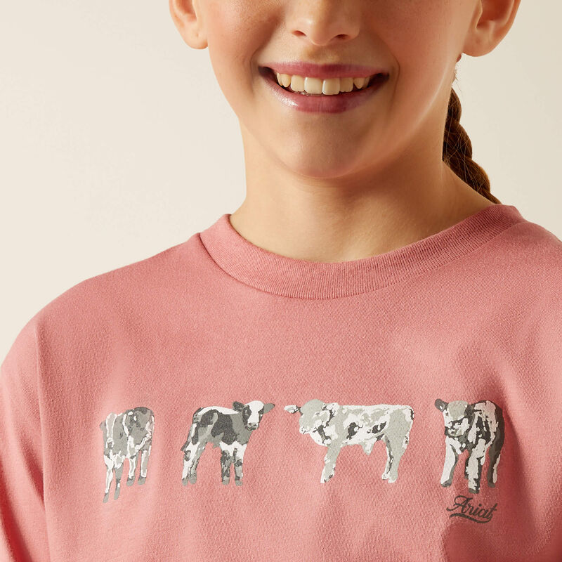 Girl's Ariat Mini Cow Squad T-Shirt