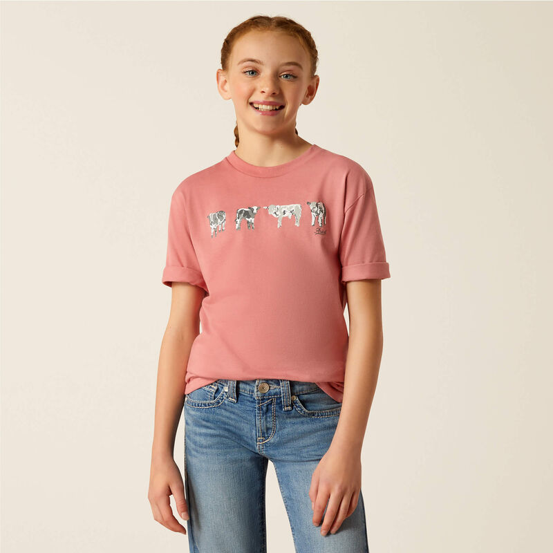 Girl's Ariat Mini Cow Squad T-Shirt