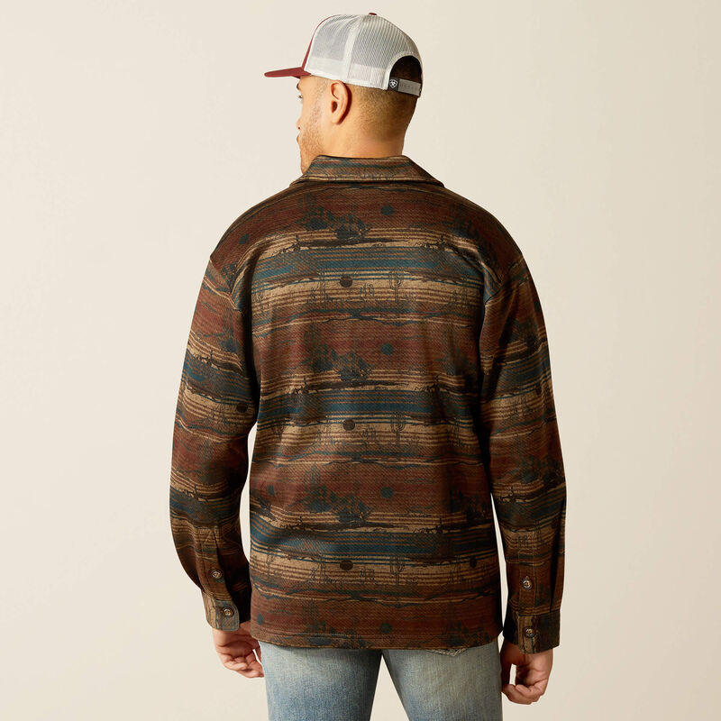 Men's Ariat Caldwell Printed Shirt Jacket