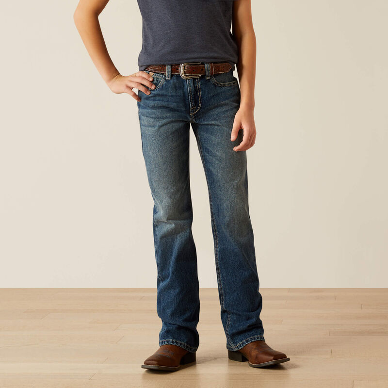 Boy's Ariat B4 Relaxed Kelvin Boot Cut Jeans