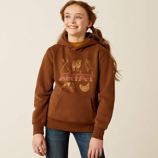 Girl's Ariat Ranch Collections Hoodie