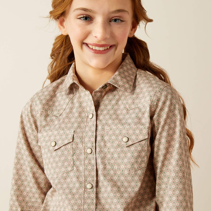 Girl's Ariat Bella Printed Shirt