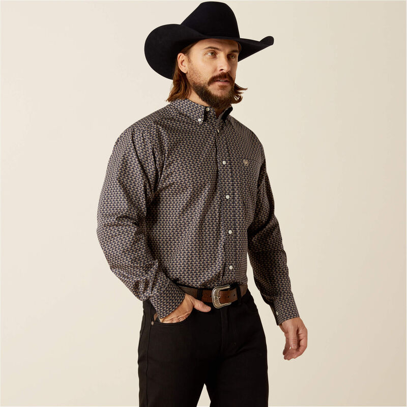 Men's Ariat Wrinkle Free Fields Classic Fit Shirt