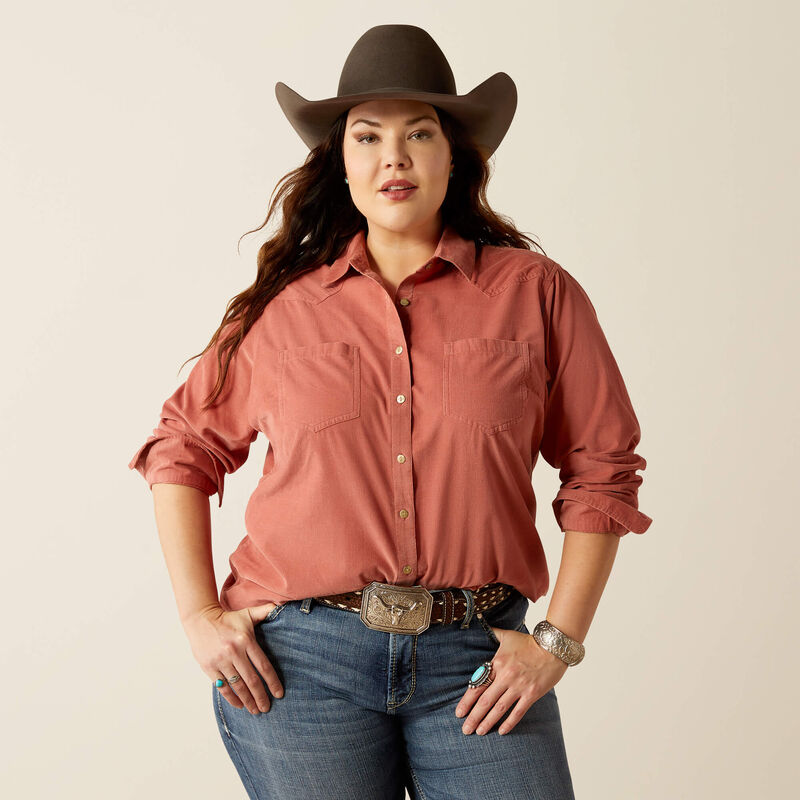 Women's Ariat Billie Jean Corded Shirt