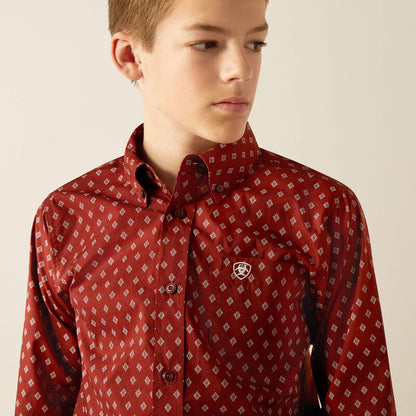 Boy's Ariat Pax Classic Fit Shirt