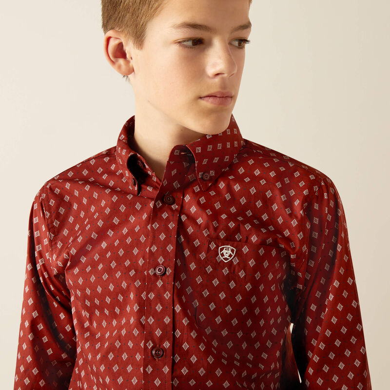 Boy's Ariat Pax Classic Fit Shirt