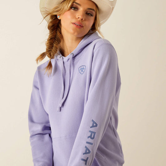 Women's Ariat Logo 2.0 Hoodie - Lavender