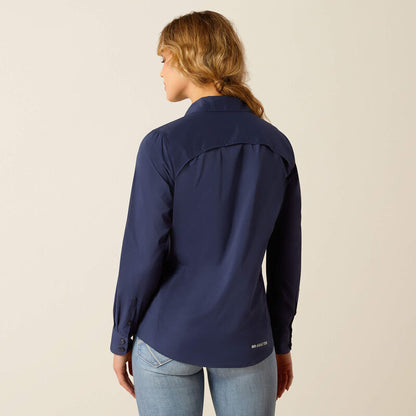 Women's Ariat VentTEK Stretch Shirt - Navy