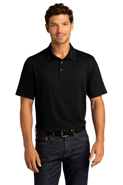 Men's Black Port Authority ® City Stretch Polo