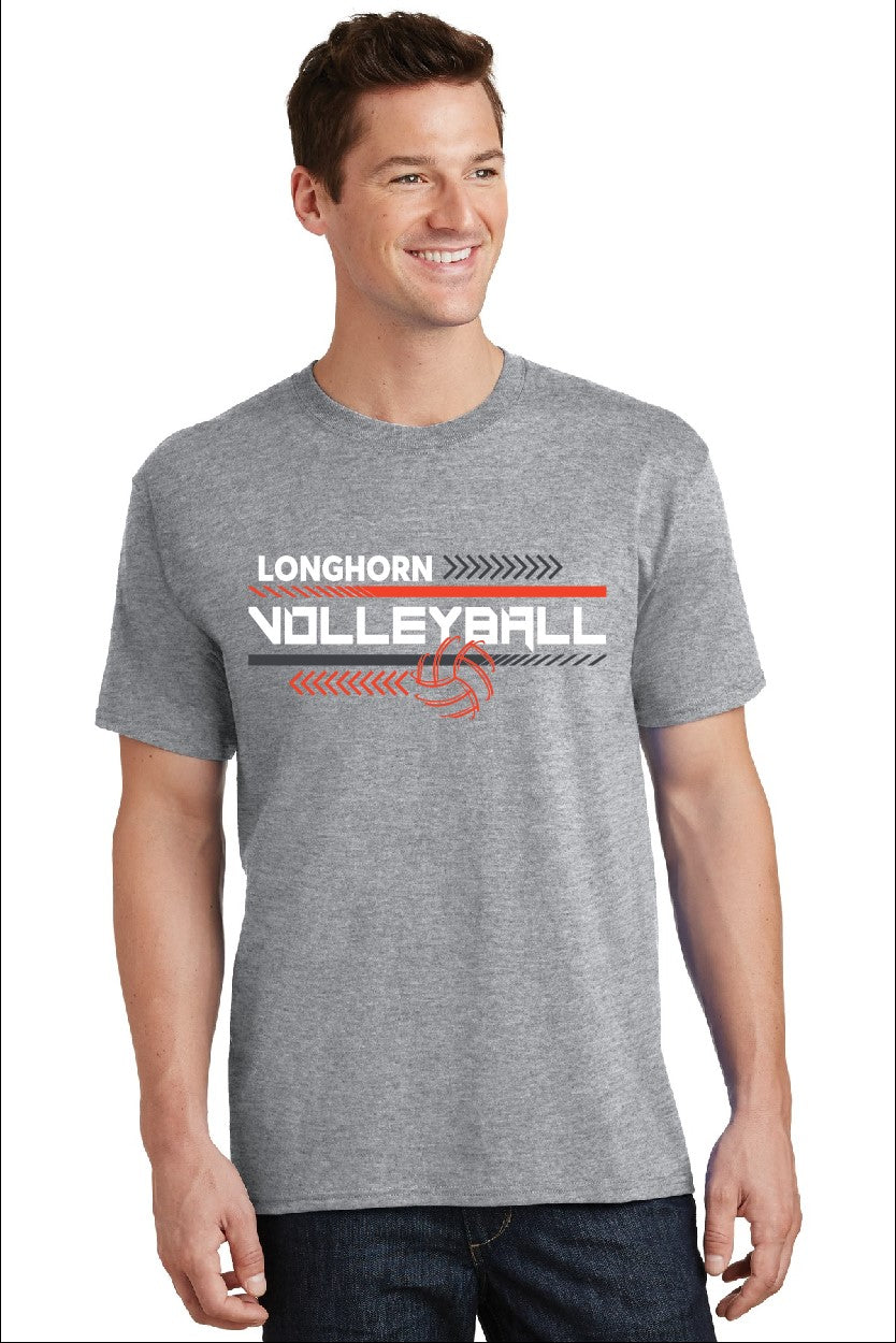 2024 Faith Longhorns Grey Volleyball Shirts