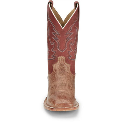 Men's Justin MCLANE 11” SMOOTH OSTRICH WESTERN BOOT