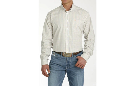 Men's Cinch PLAID BUTTON-DOWN WESTERN SHIRT