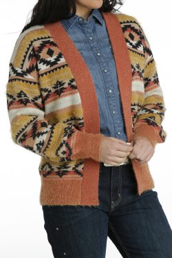 WOMEN'S CRUEL GIRL SWEATER KNIT SOUTHWEST CARDIGAN