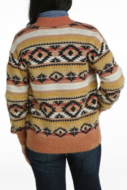 WOMEN'S CRUEL GIRL SWEATER KNIT SOUTHWEST CARDIGAN