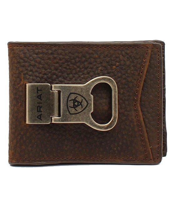 Men's Ariat Bi-Fold Money Clip Wallet