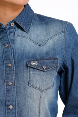 Women's Cinch Denim SNAP-DOWN WESTERN SHIRT