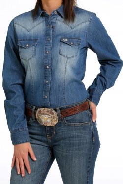 Women's Cinch Denim SNAP-DOWN WESTERN SHIRT