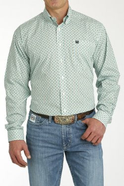 Men's Cinch GEOMETRIC PRINT BUTTON-DOWN WESTERN SHIRT