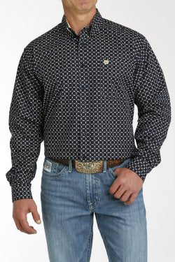 Men's Cinch DIAMOND PRINT BUTTON-DOWN WESTERN SHIRT