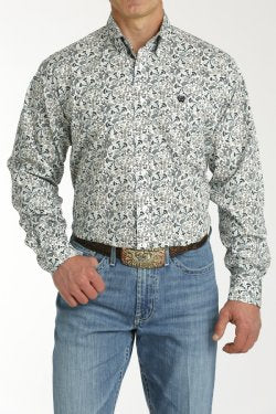 Men's Cinch PAISLEY BUTTON-DOWN WESTERN SHIRT