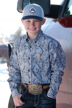 Boy's Cinch INFANT MATCH DAD PAISLEY PRINT