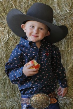 Boy's Cinch Flag Button-Down Western Shirt