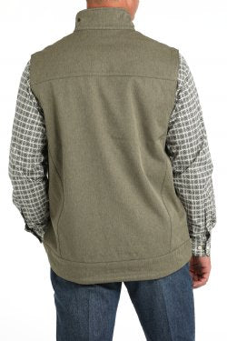 Men's Cinch Softshell Vest - Olive