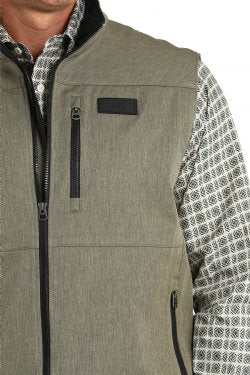 Men's Cinch Softshell Vest - Olive