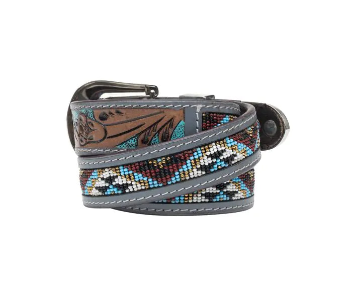 Women's Myra Sunrise Over Sanora Hand-tooled Belt