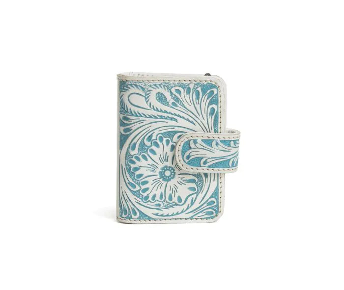 Myra Prairie Meadow Wallet - Frosted Turquoise