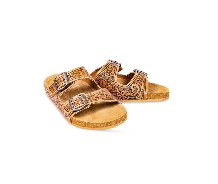 Myra Darla Trail Hand-tooled Sandals