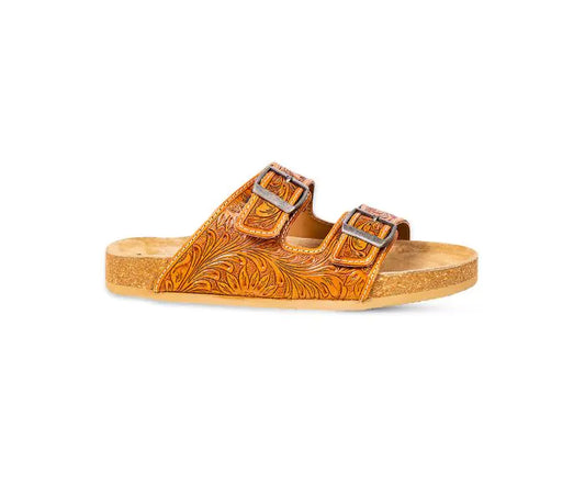 Myra Molly Megan Hand-tooled Sandals