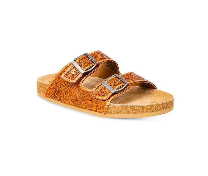 Myra Molly Megan Hand-tooled Sandals