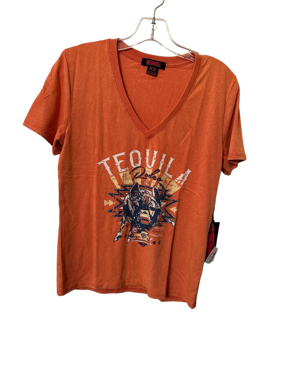 Women's Rock & Roll Denim Tequila Rodeo T-Shirt