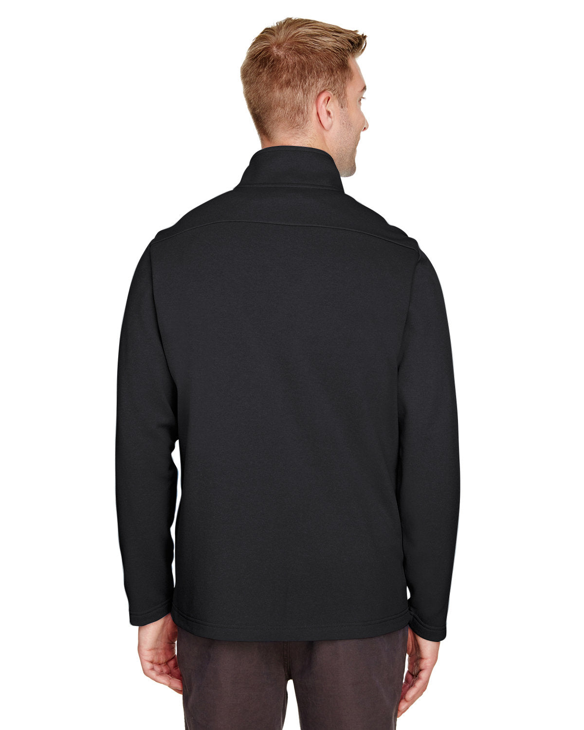 Men's UltraClub Coastal Pique Fleece Quarter-Zip