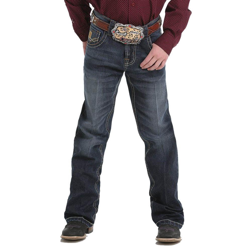 Boys Cinch Western Jeans Relaxed Stretch Tint Medium Wash