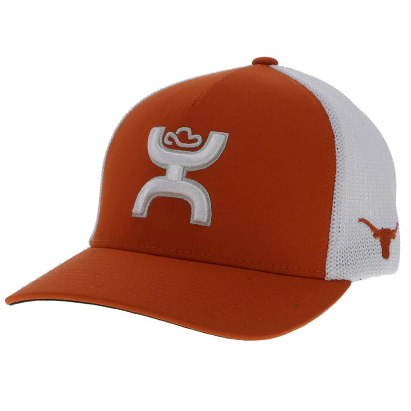 Hooey Longhorn Orange Flexfit Cap