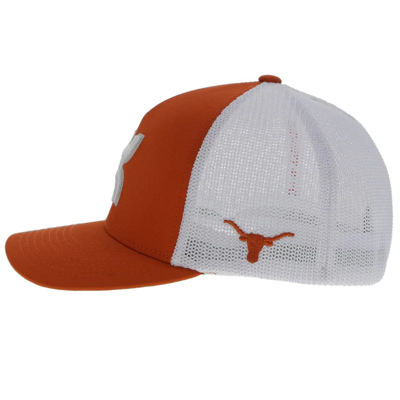 Hooey Longhorn Orange Flexfit Cap