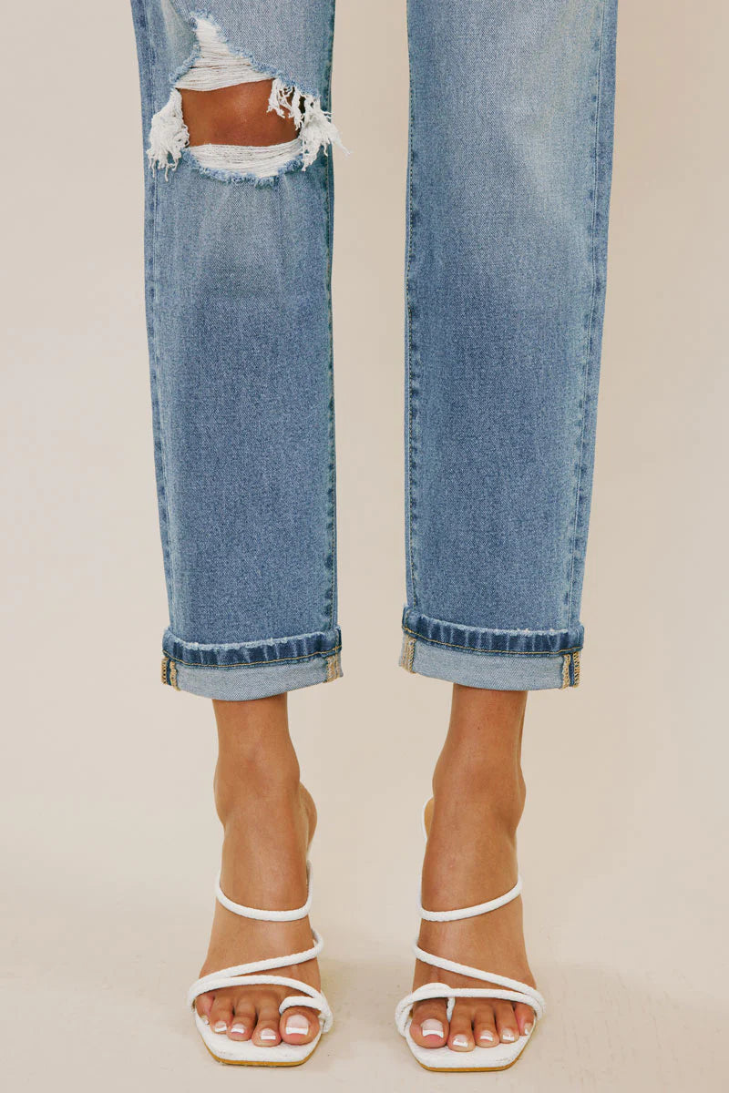 Women's Kancan Stormi High Rise Mom Jeans