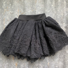 Girl's Shea Baby Chiffon Skirt- Black