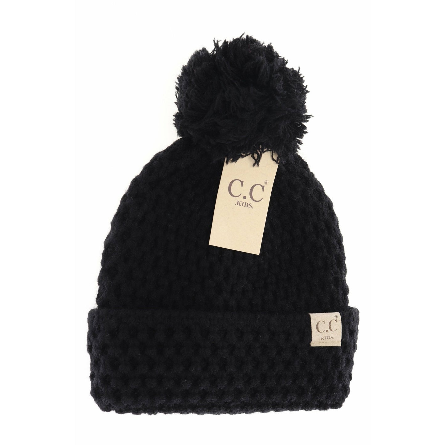 C.C. Kids Bee Stitch Knit Pom